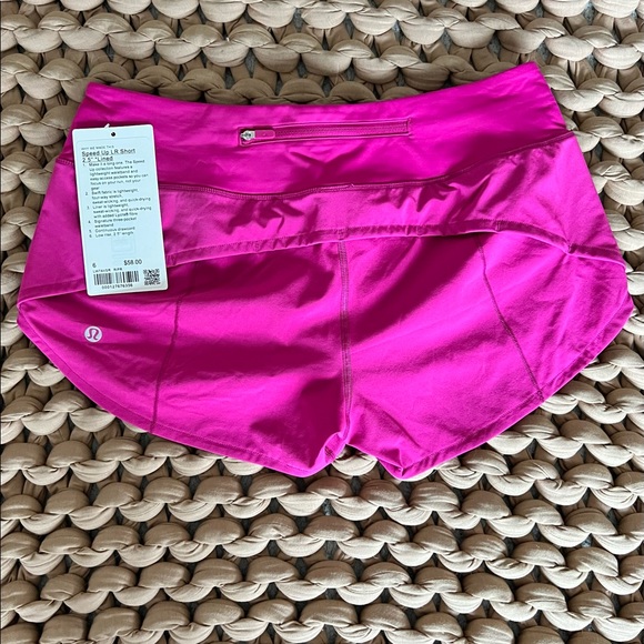Lululemon Speed Up LR 2.5” short Ripened Raspberry - Picture 6 of 11